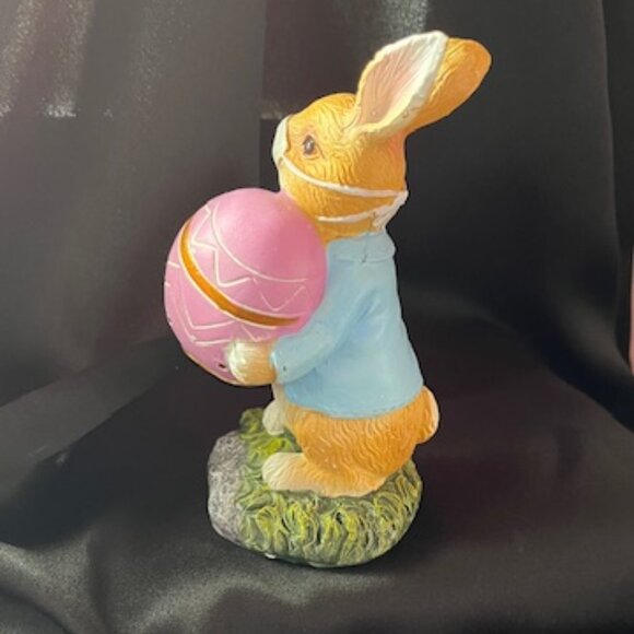 Easter Bunny Figurines - Masked, Set of 2 - Picture 10 of 12